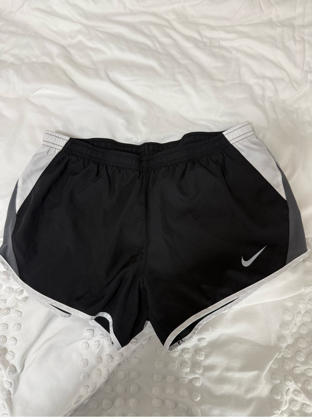 Nike Black White Women's Athletic Running Shorts